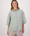Women's Ethel Linen Short Sleeve Shirt