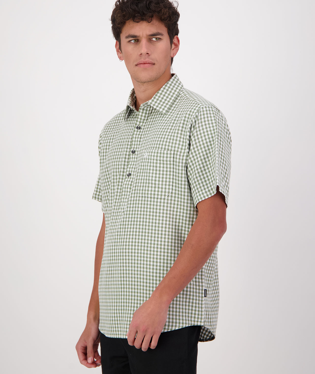 Men's Paihia V2 Short Sleeve Shirt in Clover Gingham