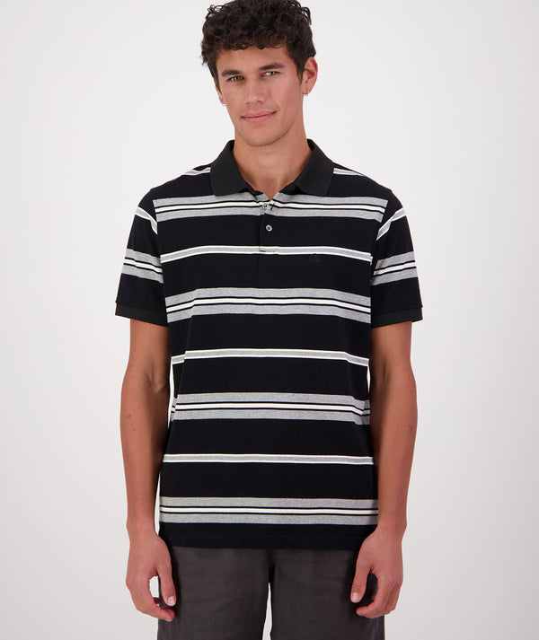 Men's Glenvar Striped Polo