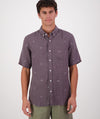 Men's Camp Vibes Linen Short Sleeve Shirt