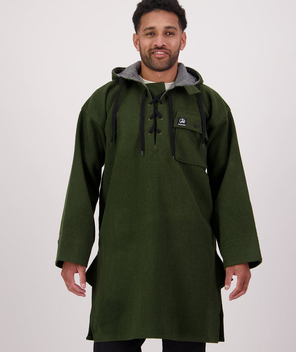 Men's Original Wool Bushshirt with Lace-up front