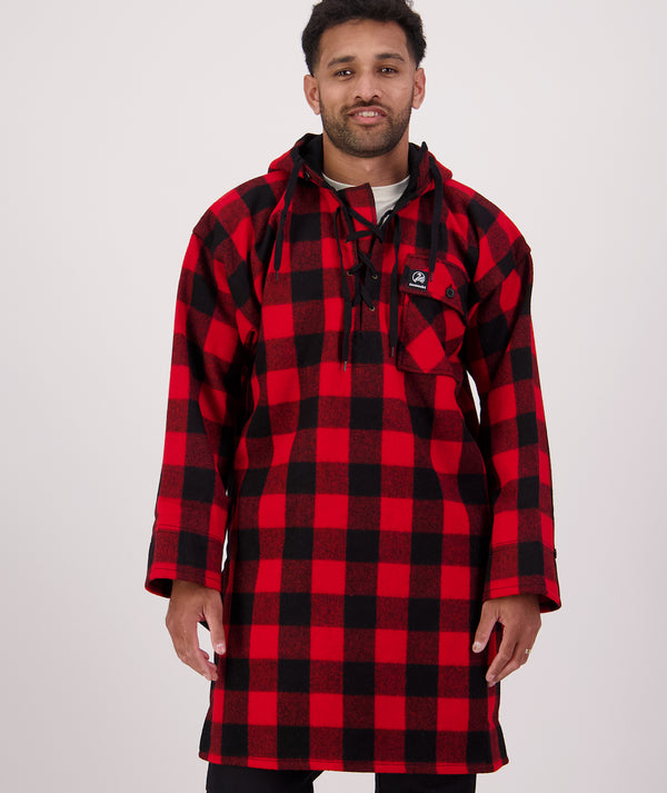 Men's Original Wool Bushshirt with Lace-up front