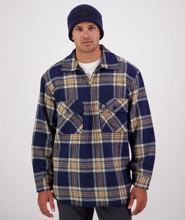 Men's Ranger Wool Zip Front Bushshirt