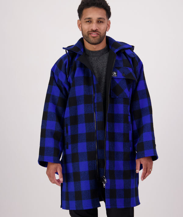 Men's Mosgiel Wool Bushshirt with Zip-up Front
