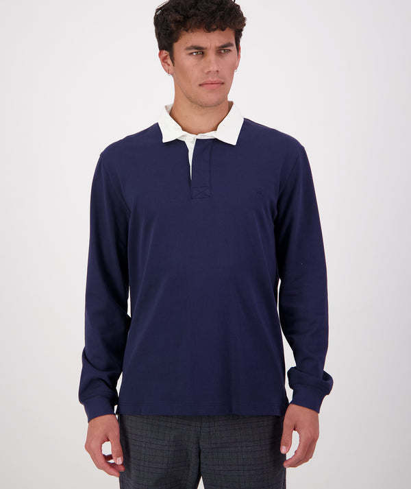 Men's Fundamentals Long Sleeve Rugby Top