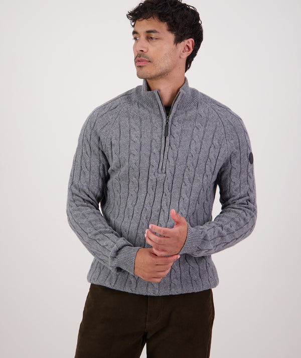 Men's Doncaster V2 Zip Cable Knit