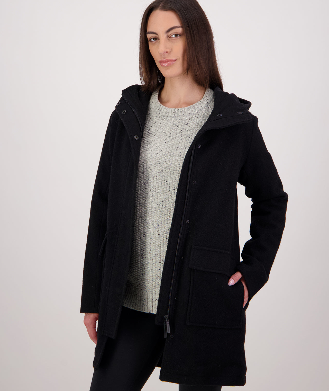BRIEFING SH MS WOOL BOA VEST（BLACK／M） and wander 49 Wool Boa Vest in Black | SVD USA