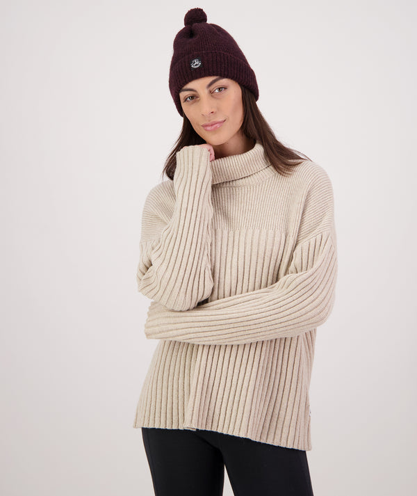 Women's Lillian Rib Roll Neck