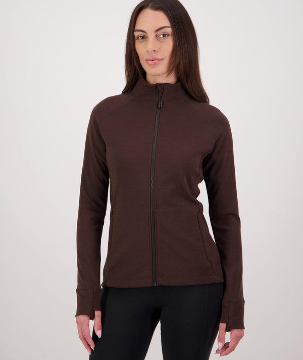 Women's Merino Fusion Zip Up Top
