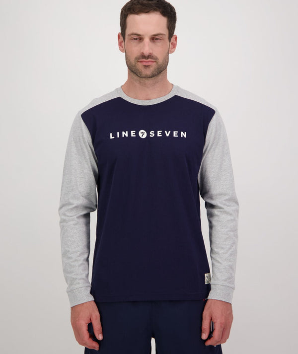 Line 7 Men's Seven Cotton Long Sleeve T-Shirt