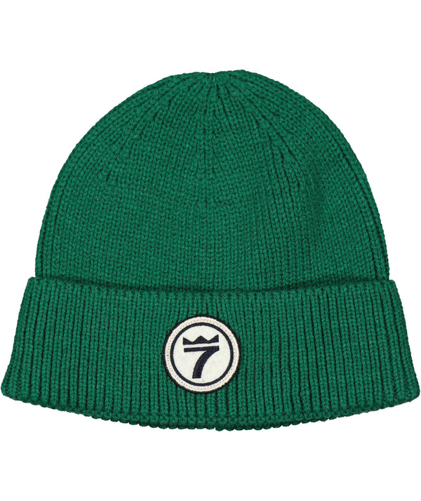Line 7 Unisex Logo Fisherman Knit Beanie