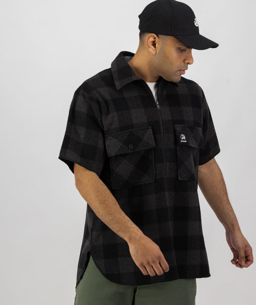 Buy Men's Henderson Wool Jacket (Grey/Black Check) - Swanndri