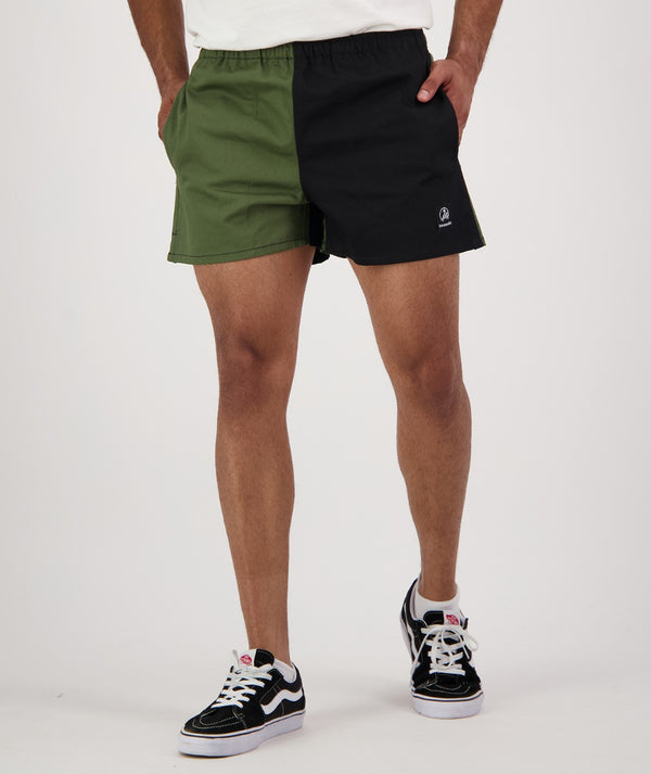 Men's Chequered Rugby Short