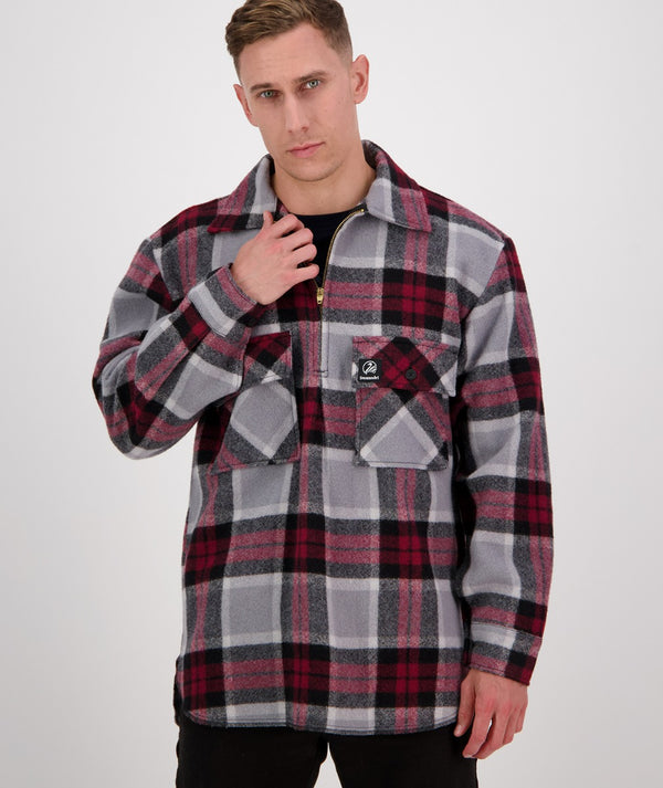 Men's Ranger Wool Zip Front Bushshirt