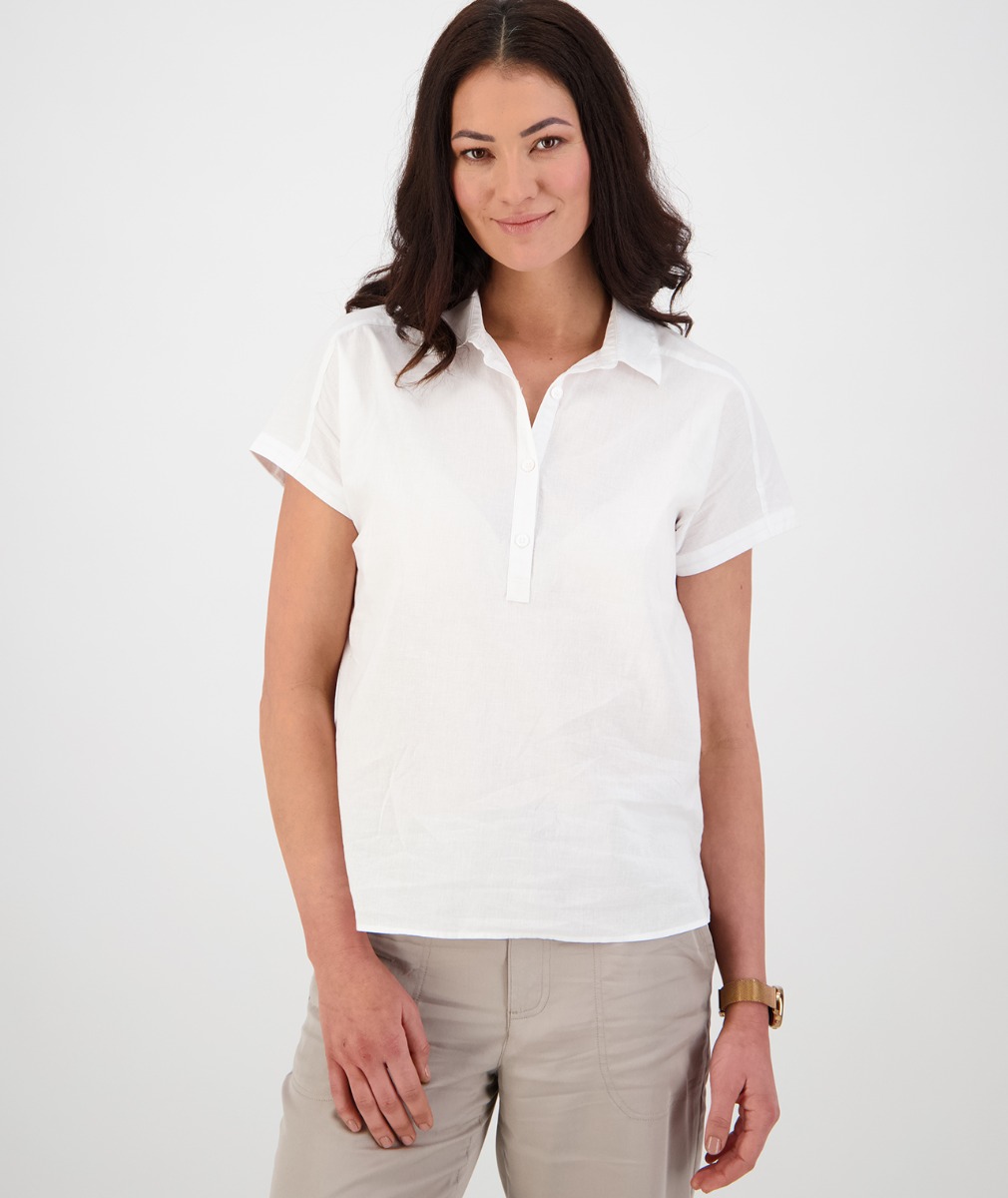 Swanndri Women's Hawksville Short Sleeve Popover Shirt