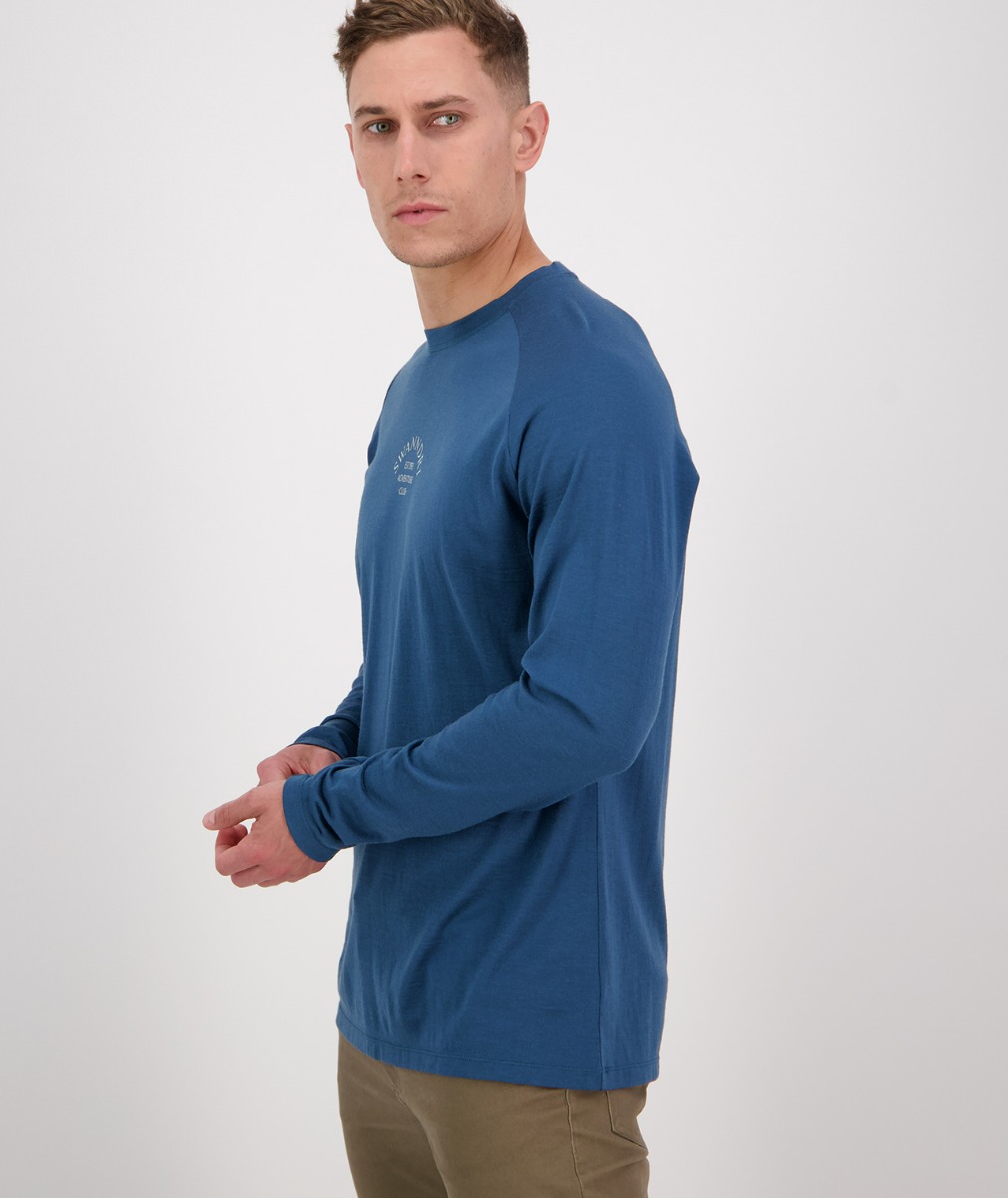 Men's Crawford Long Sleeve Merino T Shirt