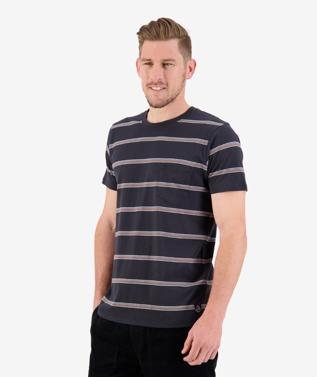 Swanndri Men's Seal Beach Stripe T Shirt