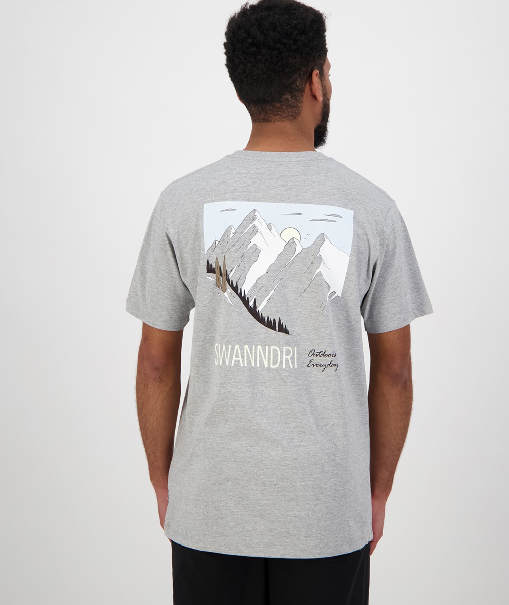 Swanndri Men's The Alps Print T-Shirt