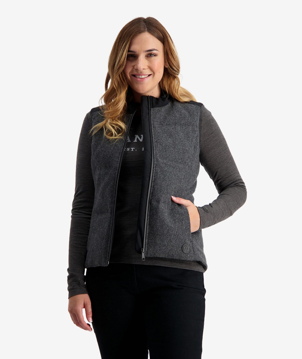 Swanndri Women's Geraldine Hybrid Wool Vest